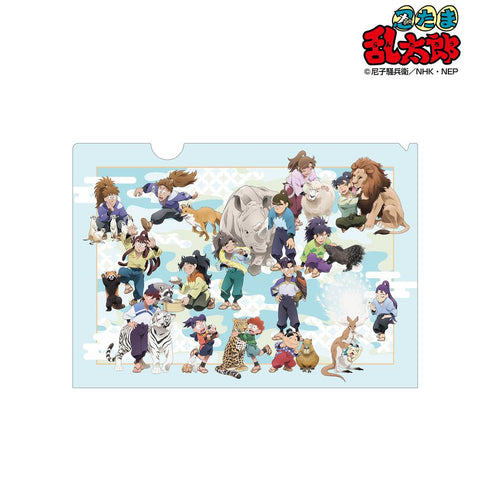 『忍たま乱太郎』描き下ろし 集合 みんなで飼育実習の段ver. クリアファイル